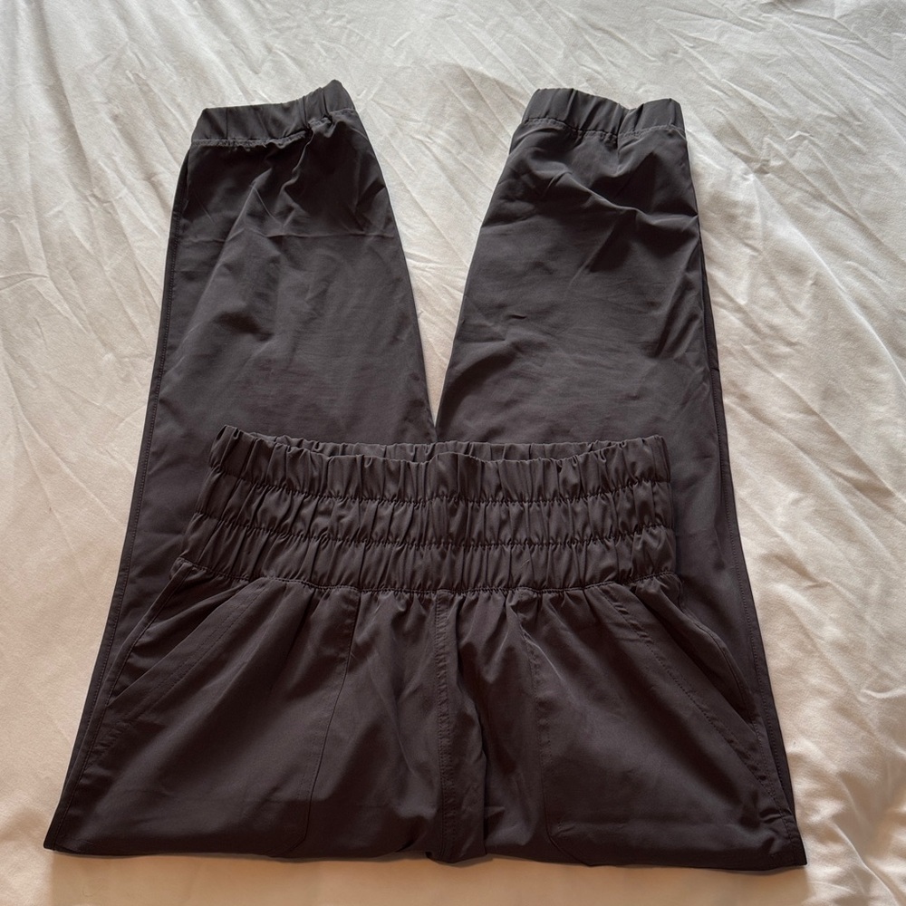 HYFVE Chocolate Brown Elastic Waist Joggers